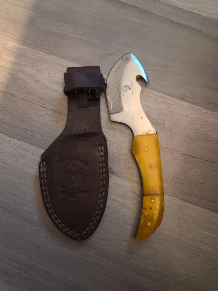 Faca skinner vintage The Bone Collector EUA BC-805-ybn. L5 - Imagem 2 de 4