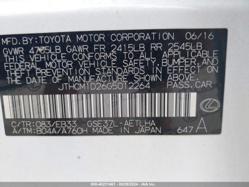 Alternator 150 Amp Fits 14-17 LEXUS IS350 11222471 - Picture 9 of 12