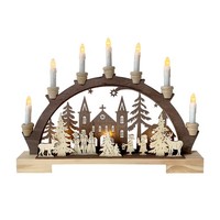Schwibbogen Sternsinger Vor Der Kirche Lichterbogen Weihnachtsdeko