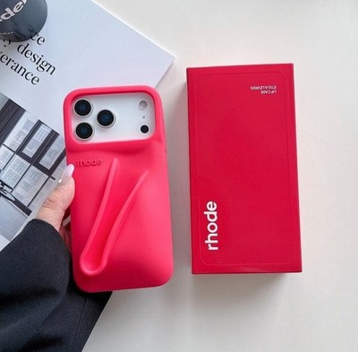 Rhode Peptide Lip-Tint Silicon Phone Case WITH Lip Gloss iPhone 17