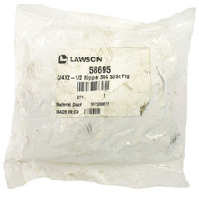 Lawson Pipe Nipples Stainless Steel 3/4" x3/4"-14 2 Pack 58695 Schedule 40 Tools