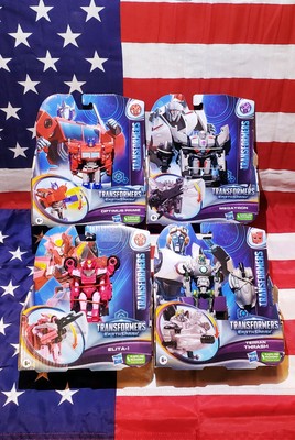 Transformers Bundle: Optimus Prime,  Megatron, Elita-1 & Terran Thrash Figures 
