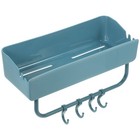  Punch Free Bathroom Shower Shelf Wall Mounted Draining Shelf Kitchen Wall Rack