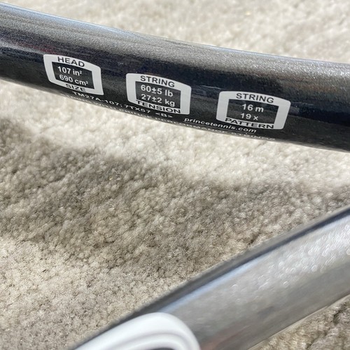 Prince Air-O Storm Oversize Tennisschläger Griff 4 3/8" mit Hülle - Bild 9 von 17