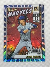 2025 Donruss Baseball Evan Carter Diamond Marvels Holo /199 SP