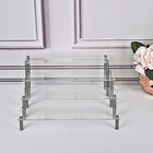 CLEAR 4 Acrylic Cupcake Holders Dessert STAND ORGANIZER RACKS Party Supplies