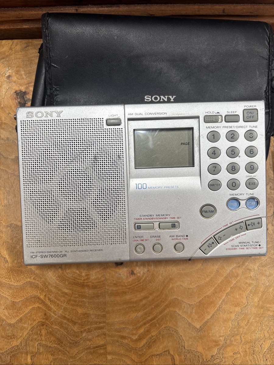 SONY ICF-SW7600GR FMラジオ Amazon.com: Sony ICF-SW7600GR AM/FM Shortwave World Band