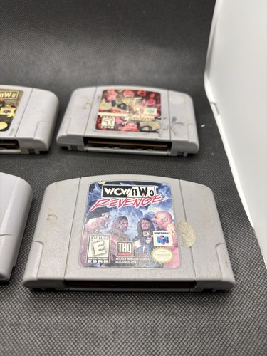 Lote de N64 Wrestling Wwf/Nwo/Wcw 4 en Total Attitude Mayhem Revenge Work Tour - Imagen 5 de 6