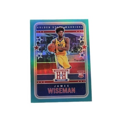2020-21 Panini Hometown Heroes James Wiseman Rookie Warriors #549 Teal