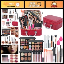 Complete Makeup Kit for Women & Teens - Professional Set, Gift for Girls, Red