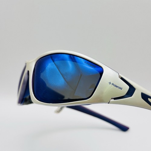 Polaroid Sunglasses Women Men Oval White Blue Mod. P7008B Polarized New - Picture 1 of 12