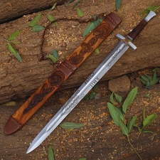 Handmade Medieval Viking Sword with Scabbard | Castle Keep Norse Blade