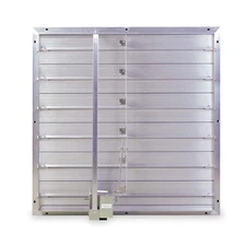 DAYTON 3C131 Mtrzd Damper,For Fan Dia. 36",100-240V 3C131