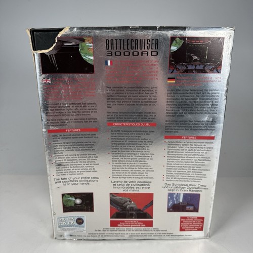 Battlecruiser 3000ad Big Box PC CD Spiel 1996 Vintage Retro Gaming - Versandkostenfrei - Bild 9 von 9