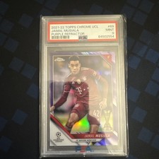 2021-22 Topps Chrome UCL Purple Refractor Jamal Musiala /250 