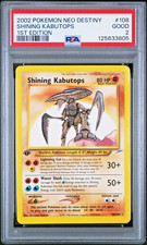 PSA 2 1ST EDITION 2002 Neo Destiny Shining Kabutops 108/105 Holo Foil Pokemon