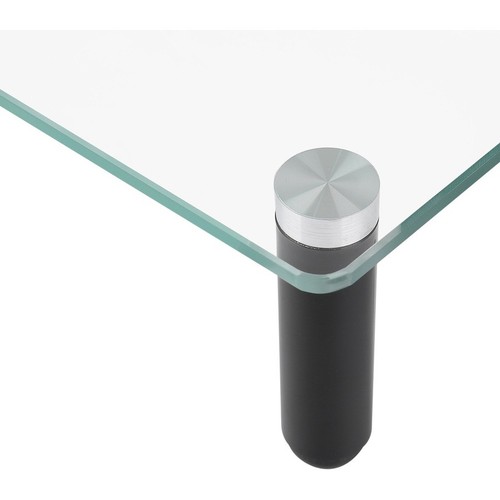Lorell 4-leg Single Shelf Glass Monitor Stand (llr-99533) (llr99533) - 第 3/6 張圖片