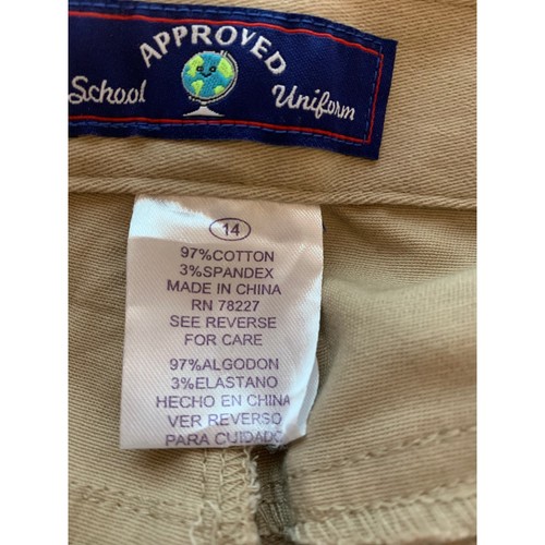 Approved School Uniform Size 14 Khaki Pants - Picture 3 of 4