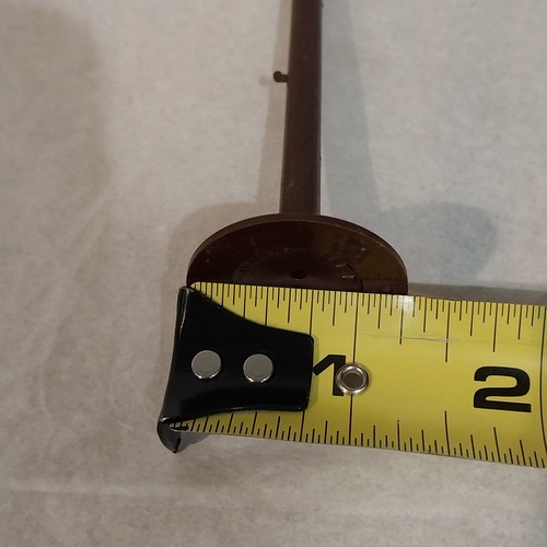 24 Vintage O Scale Train Track Brown Plastic Telephone Poles 5.5" - Picture 4 of 11