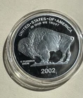 1 Oz Silver Buffalo Round .999 Fine, Indian Chief Face, Coin Case, CHOICE Coin!!