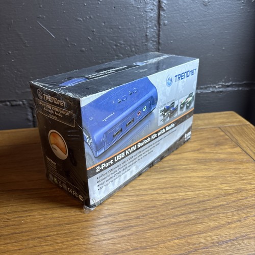 Trendnet TK-209K 2-port USB KVM Switch Kit with Audio *New & Sealed* - Picture 2 of 6