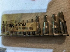 SK Tools Torx Security Bit Socket Set, Size 1/4" & 3/8"  #19768 Pro USA 🇺🇸 NOS