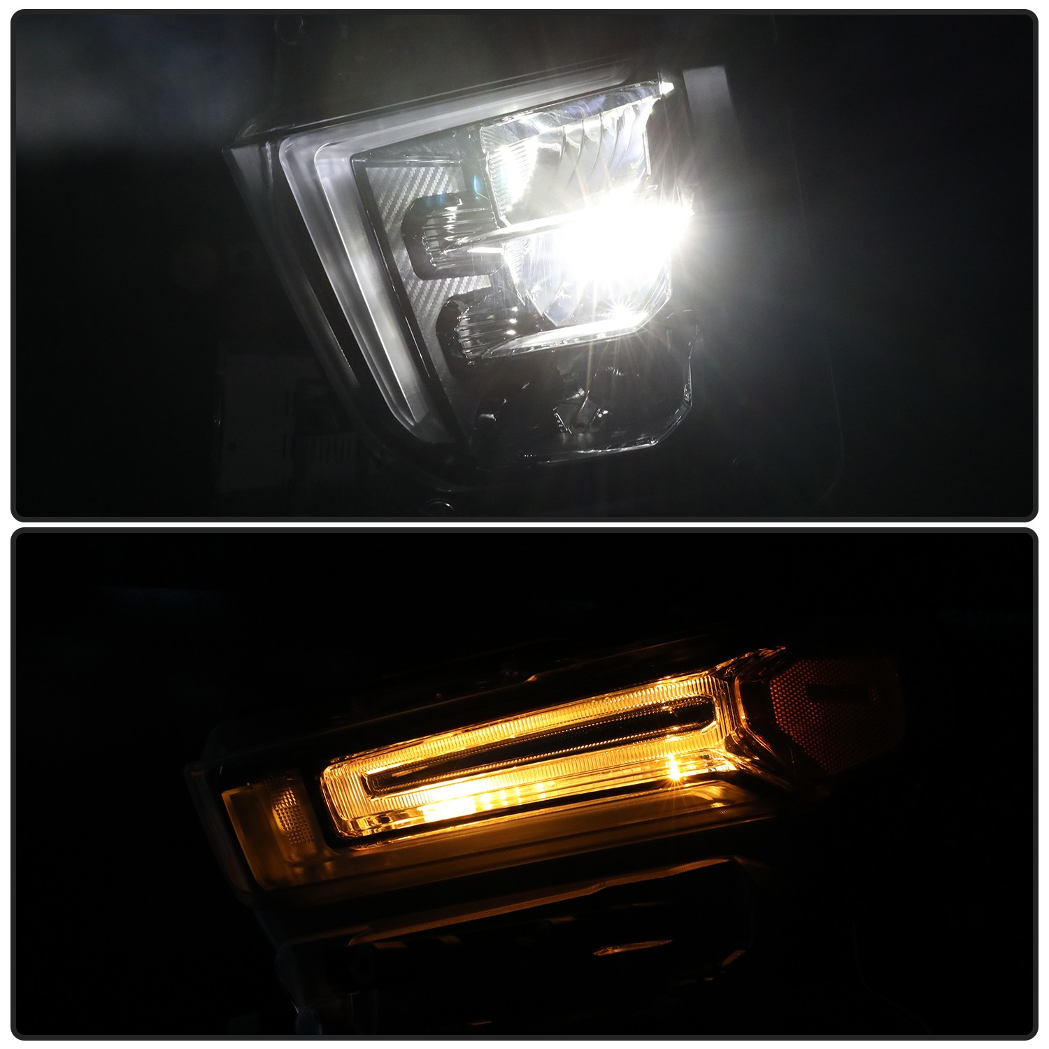 LED Headlights For 2020-2023 Chevy Silverado 2500HD 3500HD Headlamps Left+Right