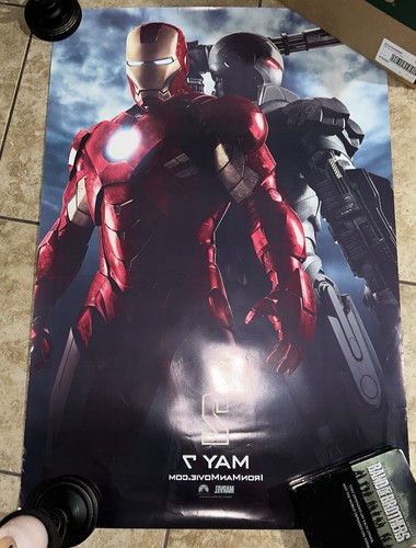 IRON MAN 2 Poster 27x40 DS selten ORIGINAL Marvel 2010 leichte Gebrauchsspuren siehe Bilder - Bild 10 von 10