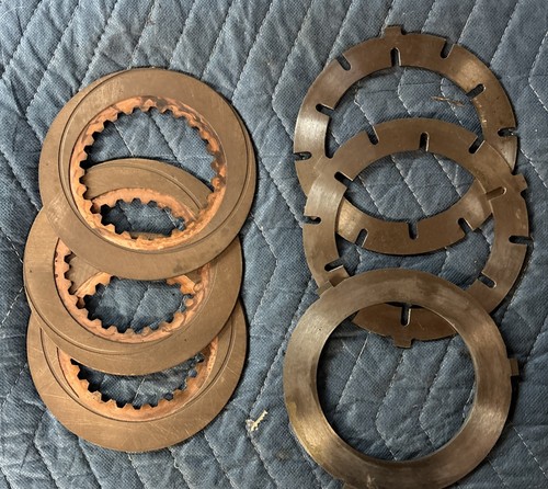 AJS Stormer 250 370 410 Clutch Plates Complete Set Original Equipment NOS - 第 2/3 張圖片