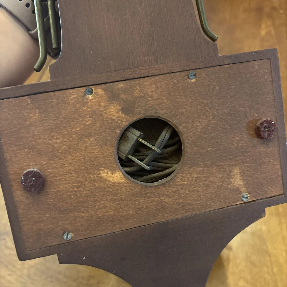 Винтажные электрические настенные часы Sessions Banjo Mount Vernon - Изображение 4 из 4