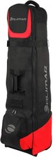 Orlimar 6.0 Deluxe Golf Travel Bag with Wheels - Black/Red Regular, 