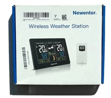 Newentor Weather Station Wireless Indoor/Outdoor Thermometer Color Display
