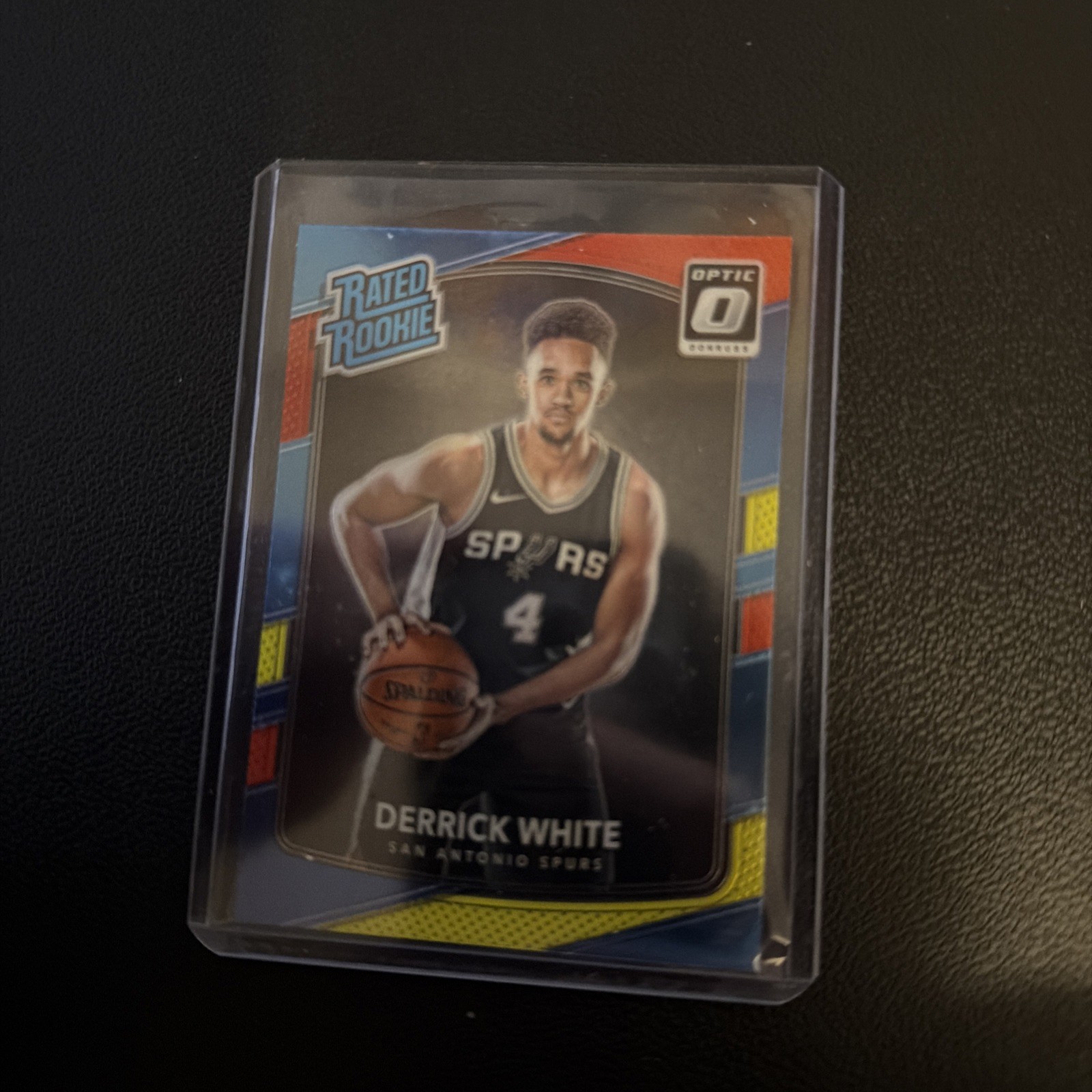 2017-18 Panini Donruss Optic - Rated Rookie Derrick White #172 Red & Yellow (RC)