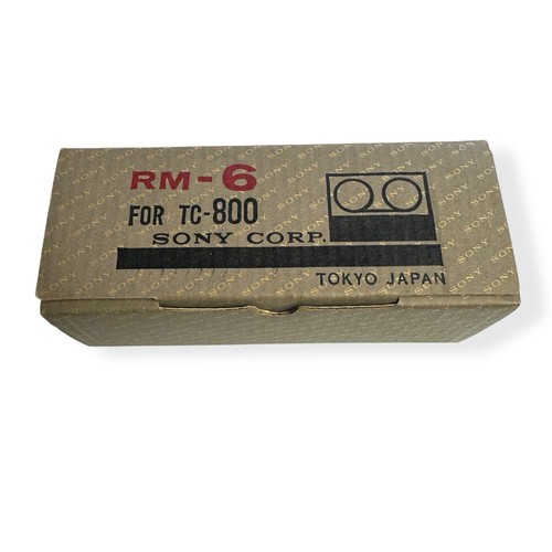 NEW Sony RM-6 Remote Control for TC-800 Reel to Reel Tape Recorder Original Box - Picture 4 of 4