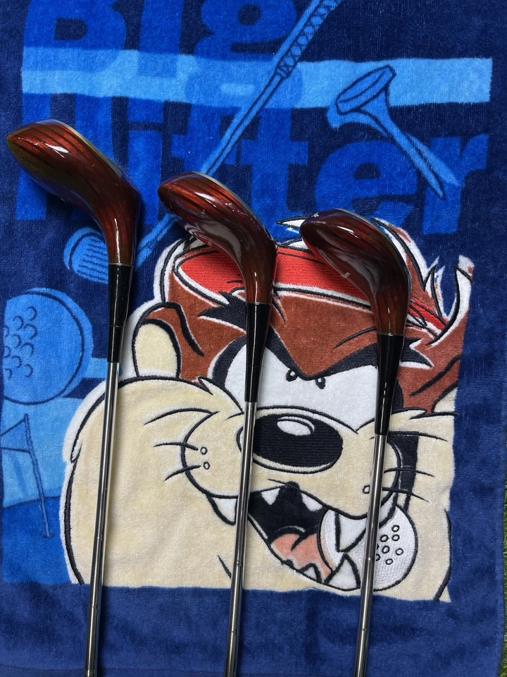 Винтажный вуд для фервея Wilson 4325 лот из 3-1,3,5 вудов стальной стержень для правосторонней стойки - Изображение 3 из 4