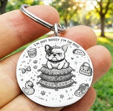 Dog Puppy Pet Animal Kitty Hot Funny Stainless Keychain Art Joke Family Sweet