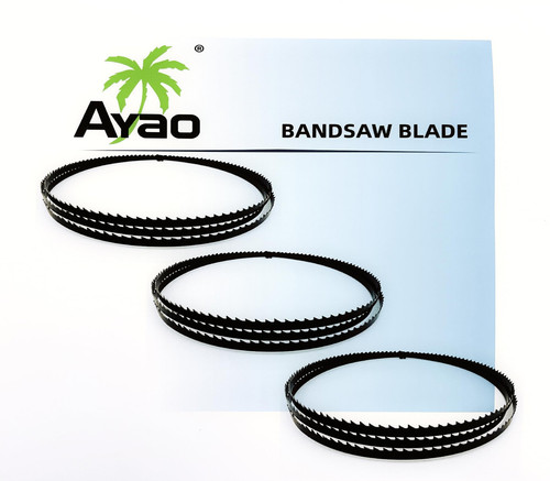 Pack of 3 Band Saw Blades 80 Inch X 1/4 Inch X 14TPI Fit Craftsman 12" Band Saw - Picture 1 of 6
