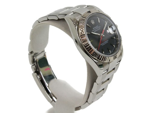 ROLEX Datejust Turnograph 116264 Black Case Size 36mm Men's Used Watch #281311 - Picture 2 of 9