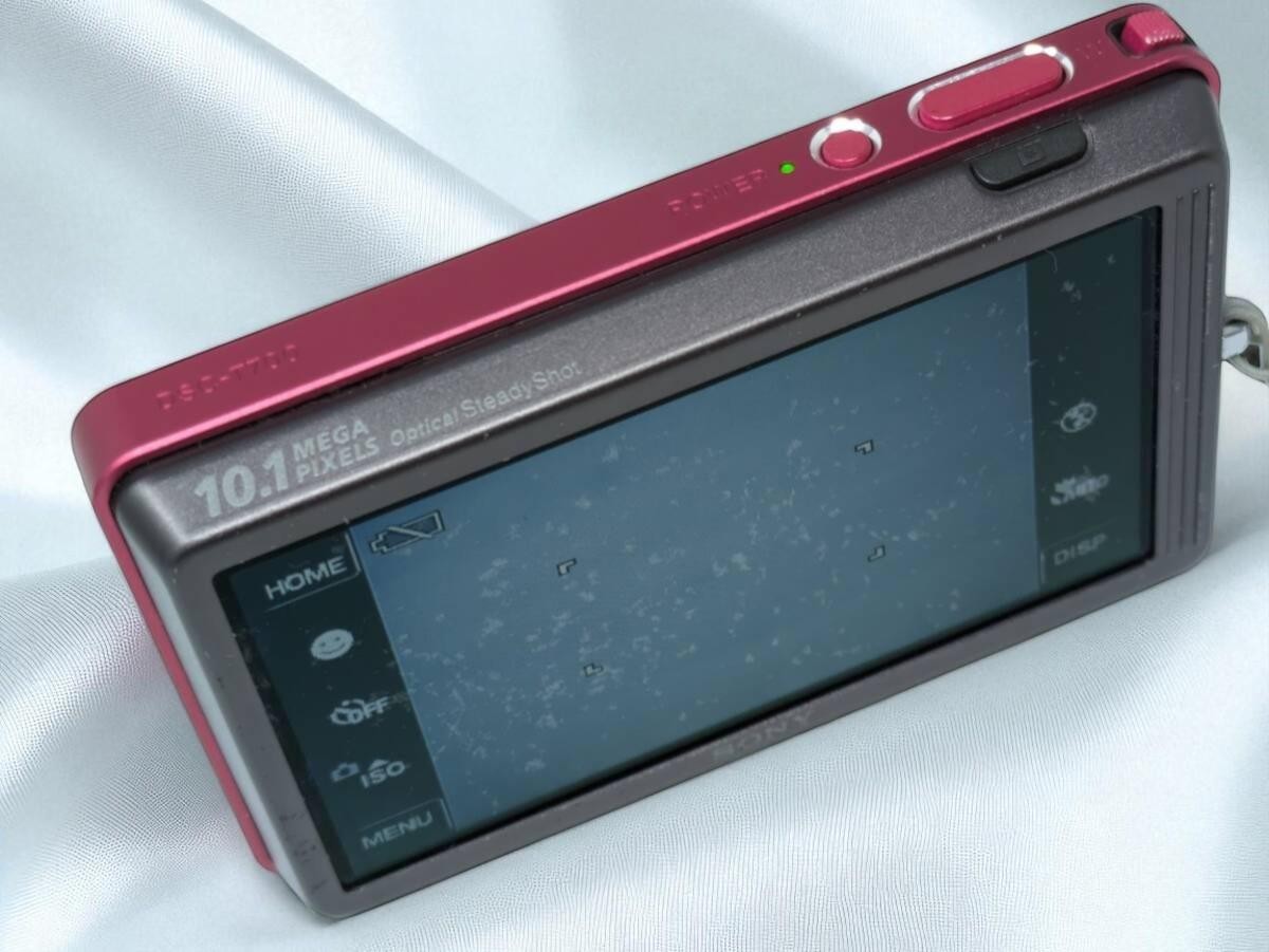 【動作品&】Sony Cyber-shot DSC-T700 ピンク Sony Cyber Shot DSC-T70 Digital Camera 8.1MP 3x Optical Zoom Built