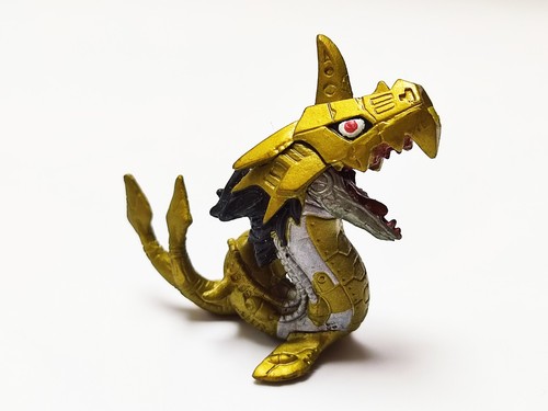 1999 BANDAI DIGIMON FIGUR - METALL GOLD SEADRAMON - TOP ZUSTAND - Bild 2 von 6