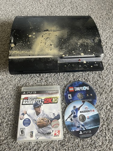 Sony PlayStation 3 PS3 Fat 80GB Black Console Gaming System CECHL0 Games Bundle - Picture 1 of 6