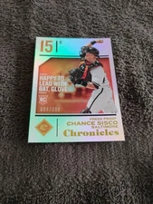 2018 Panini Chronicles Chance Sisco Baltimore Orioles Rookie #57 009/290