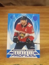 2020-21 SP Authentic Profiles Blue Aleksander Barkov Florida Panthers 