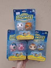 DIGIMON SQUEEZE BALLS - 3 Blister Giochi Preziosi Toei Animation Vintage 