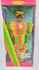 Mattel Dolls Of The World Ghanian Collectors Edition 1996 Barbie Doll With Box 