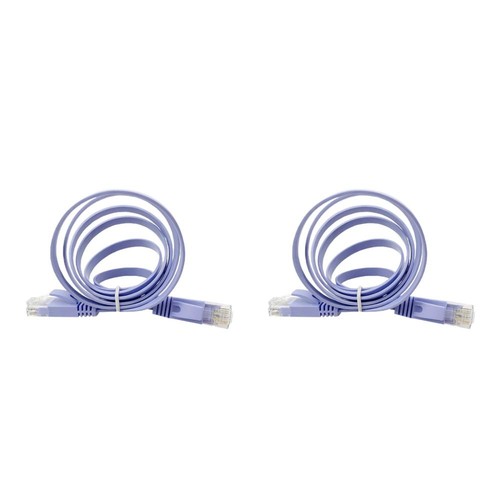 2 Pcs Gigabit -Netzwerkkabel Ethernet-Verlängerungskabel Kabelmodem - Afbeelding 7 van 12