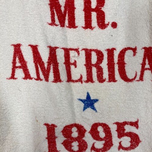 Vintage Beach Towel Cover Up Mr America US Navy Sailor USA Adult One Size Unisex - Picture 11 of 11