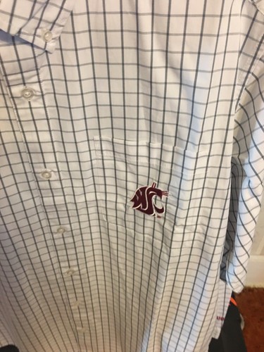 J. AMERICA Washington St. Cougars Langarm Hemdblusenkleid NCAA Button Down Small - Bild 2 von 5