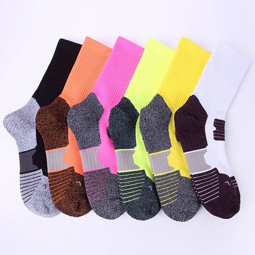 Pro Womens Mens Sports Socks Basketball Running Ankle Socks Marathon Compression - Picture 35 of 50