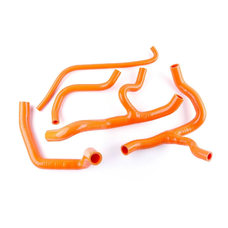 For Honda CBR1000RR CBR1000 08-11 09 10 Silicone Radiator Coolant Orange Hose - Imagem 2 de 4